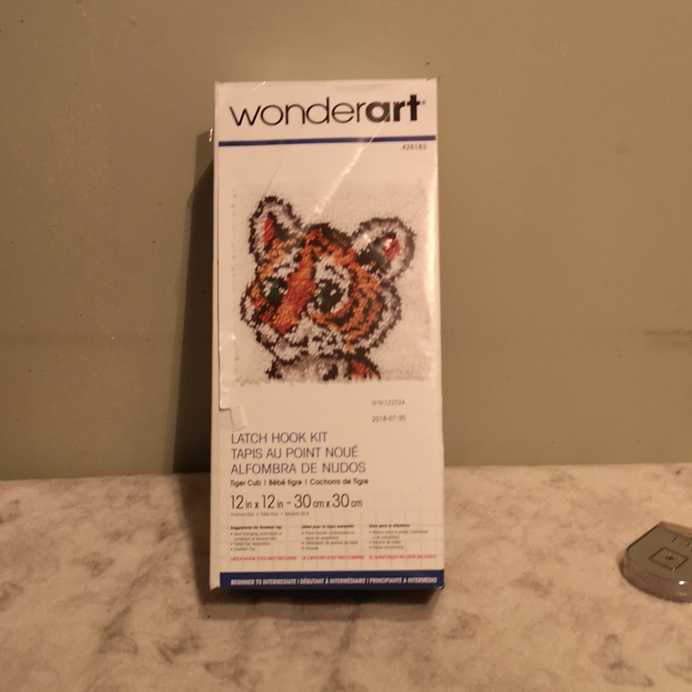 😄Latch hook kit tiger